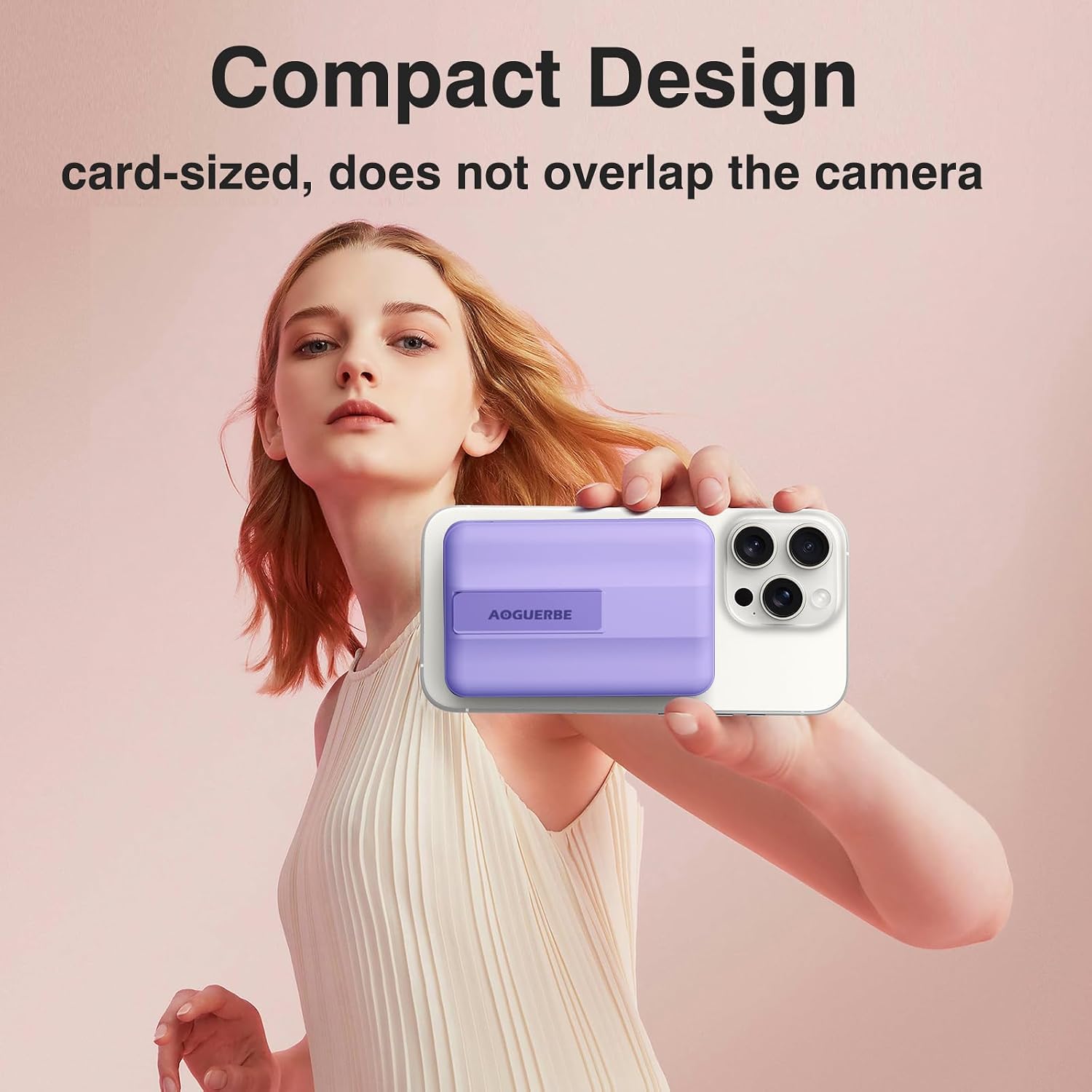 Thumbnail 6 de AOGUERBE Magnetic Wireless Power Bank 10000mAh for MagSafe iPhone 12–17 Series