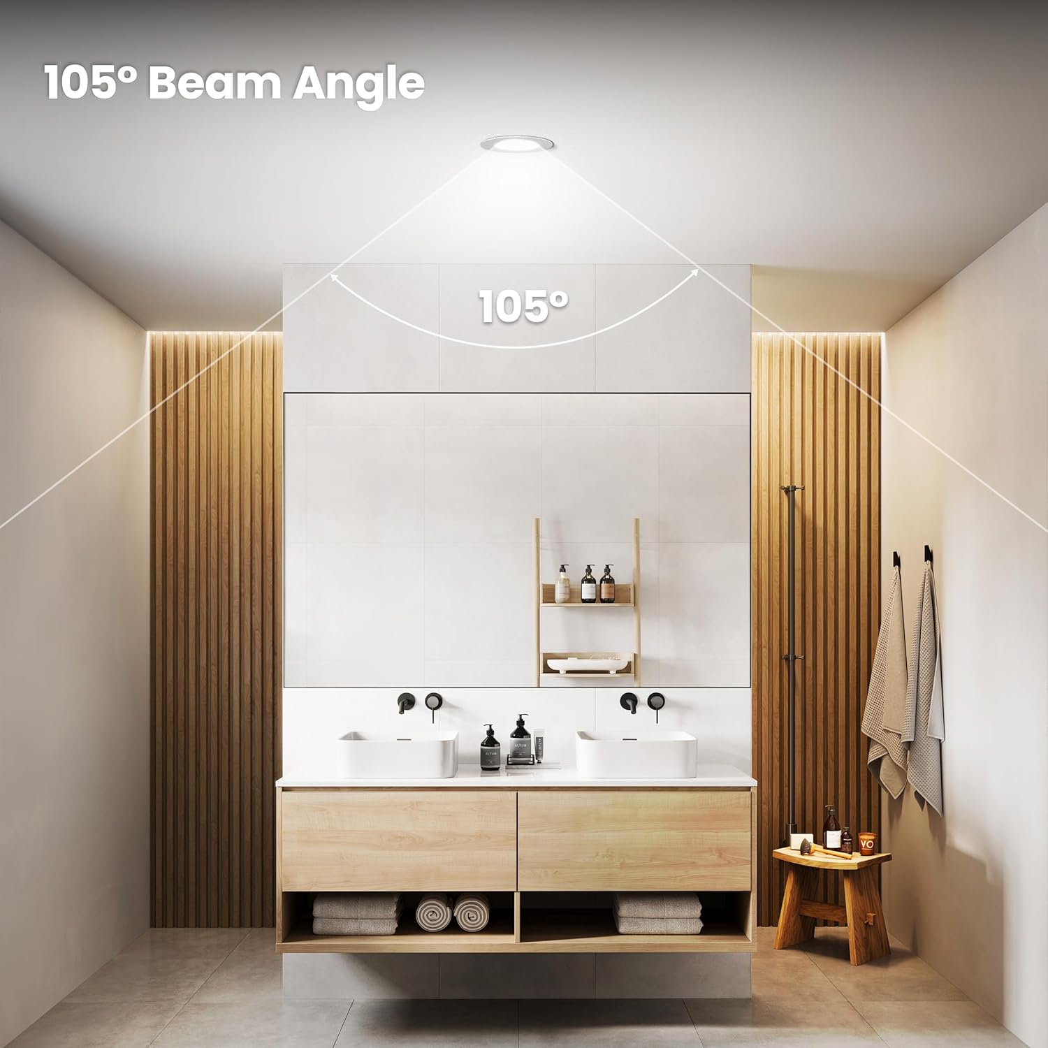 Detalle 2 de Feit Electric BR30 65W Equivalent LED Flood Bulb, 650 lm