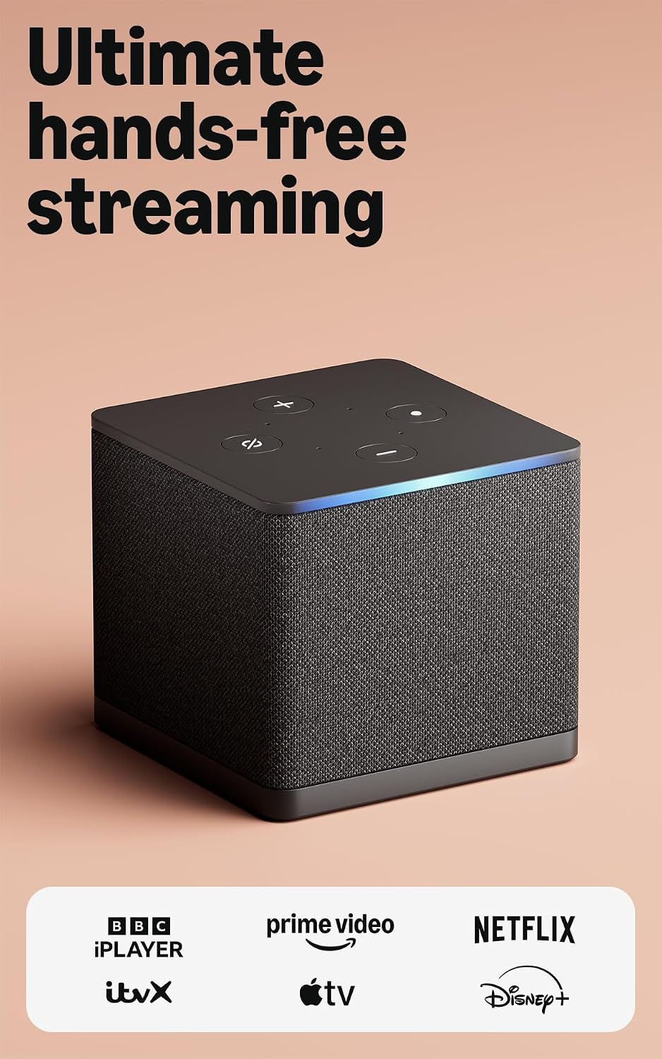 Detalle de Amazon Fire TV Cube (Newest gen) 4K streaming device