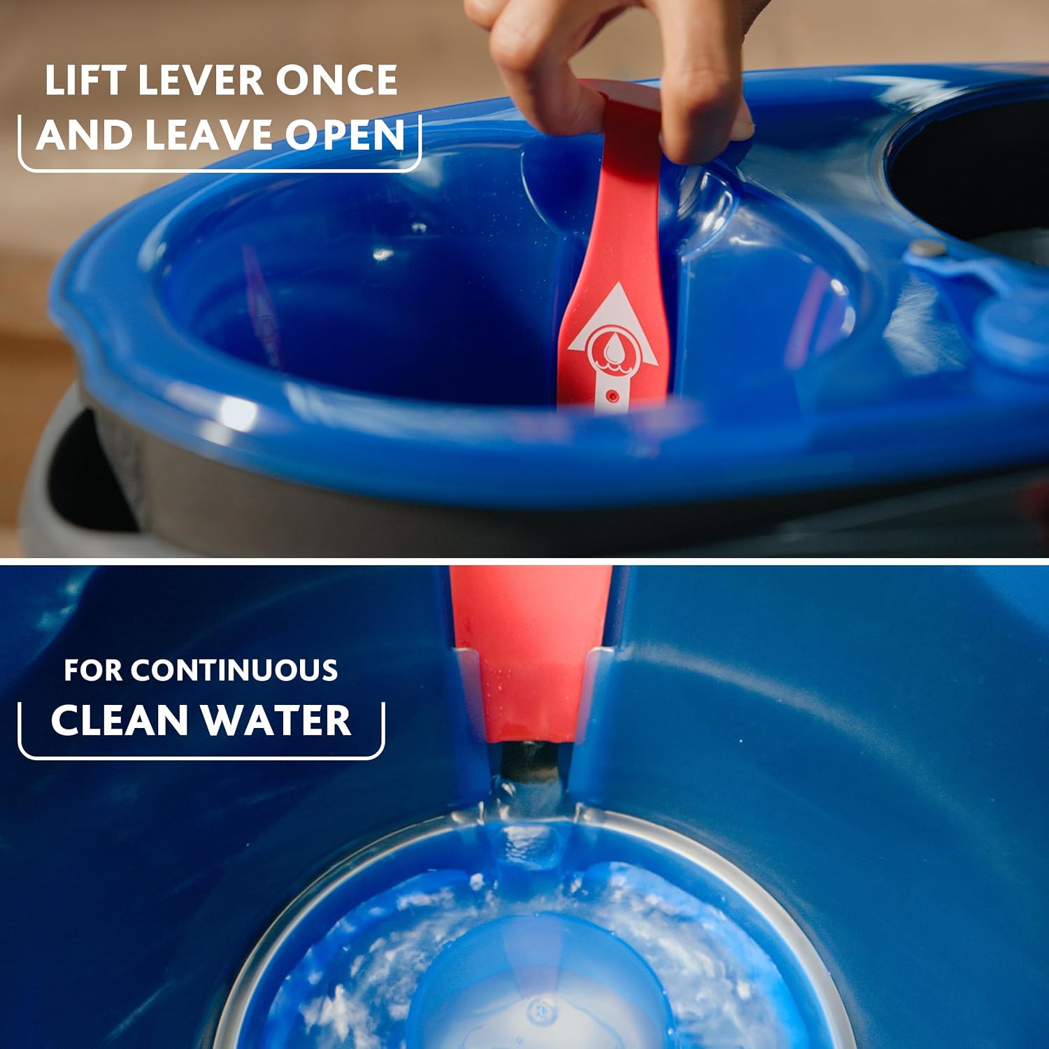 Thumbnail 4 de Vileda H2PrO Spin Mop System: Dual-Chamber Cleaning with 6L of Clean Water