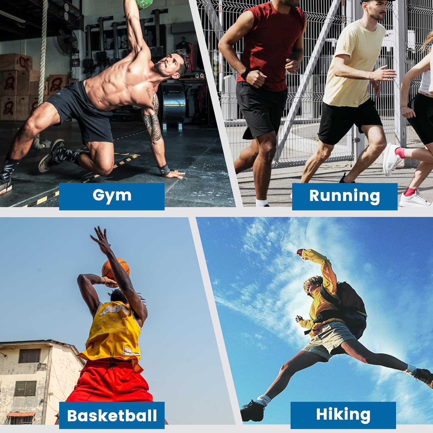 Thumbnail 1 de maamgic Men’s 7-Inch Gym Shorts (2-in-1 with Compression Liner) — Quick-Dry Athletic Workout Shorts