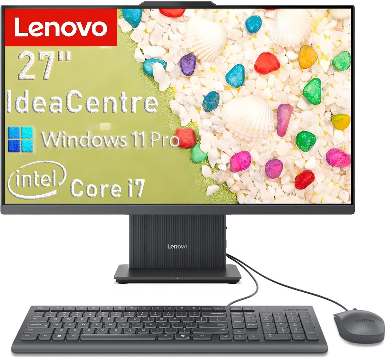 Detalle de Lenovo all-in-one desktop, 27-inch