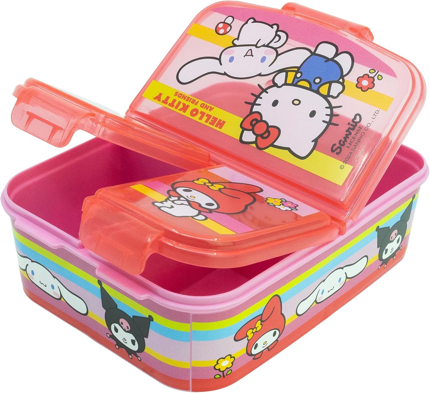 Detalle de Stor Hello Kitty and Friends - Contenitore per il pranzo con 3 scomparti