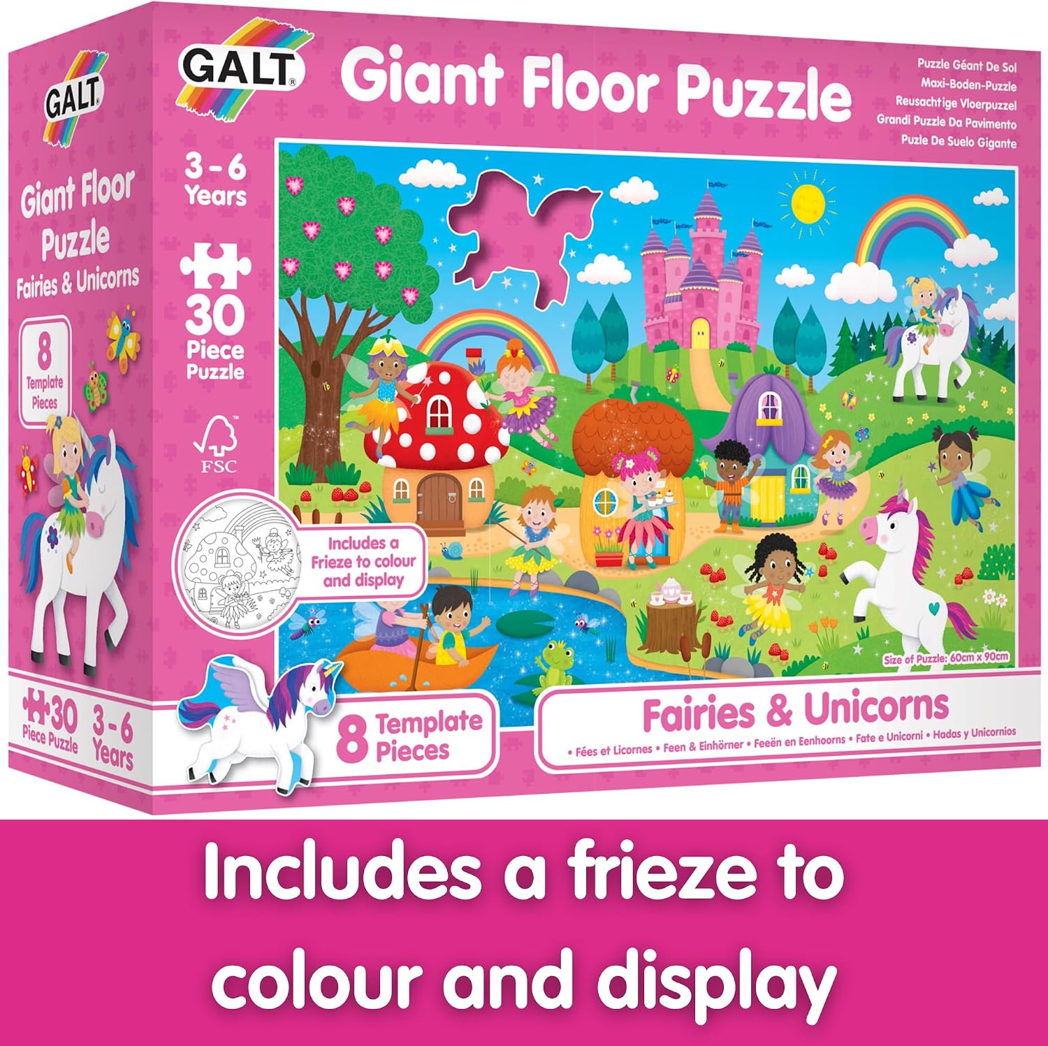 Detalle de Galt Giant Floor Puzzle 30 pieces