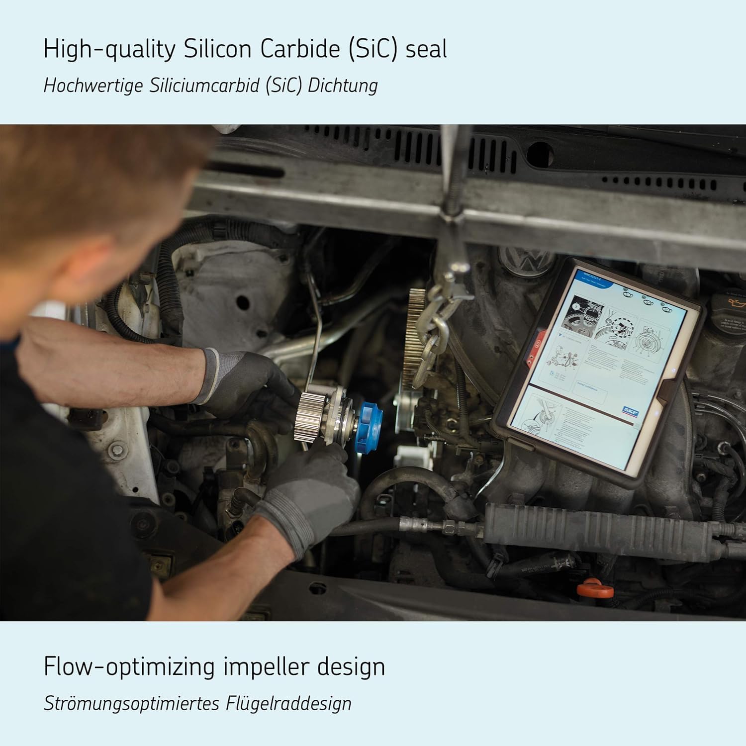 Detalle de SKF VKMC 03257 : Kit de distribution avec pompe à eau