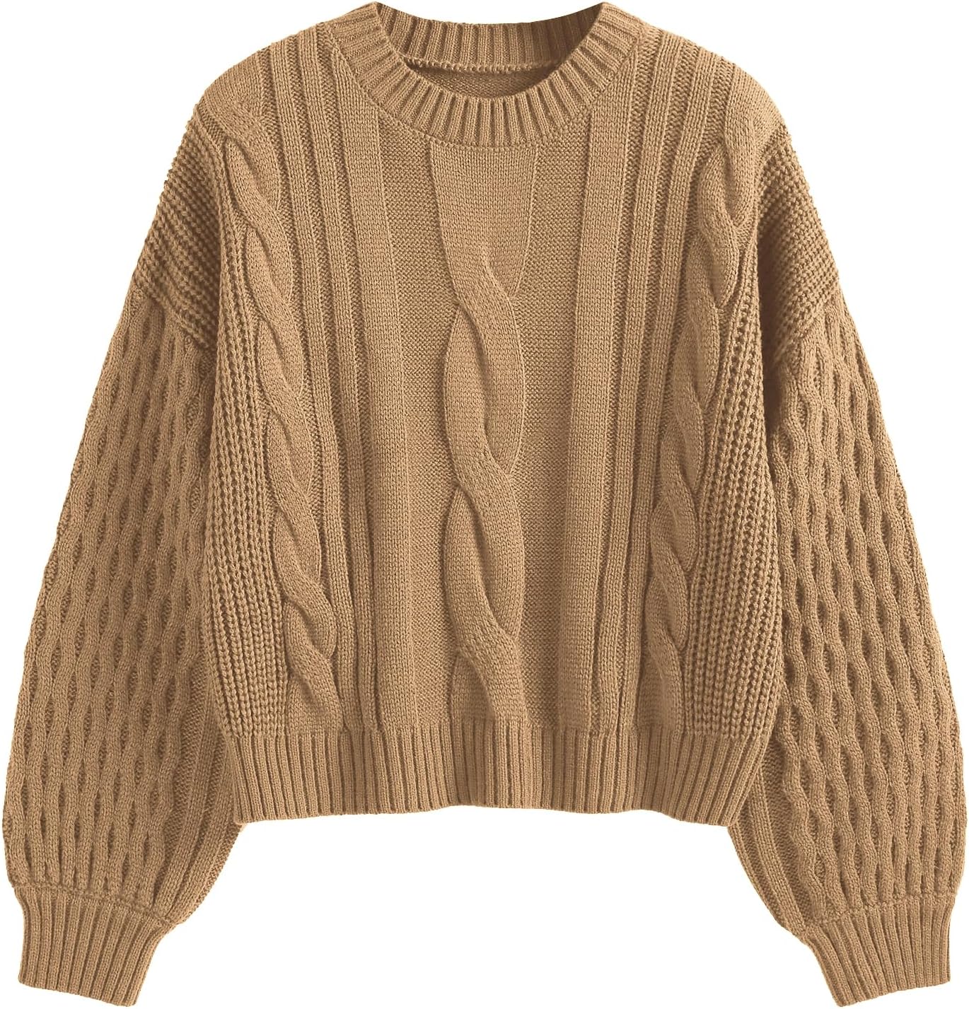 Detalle de ZAFUL Women's Cable Knit Sweater pullover