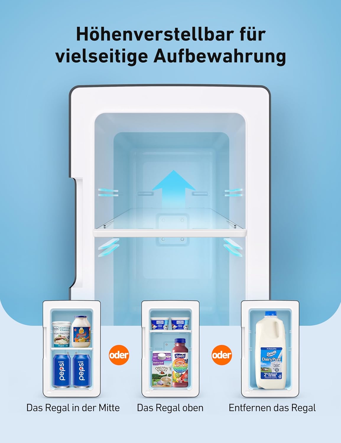 Thumbnail 3 de AstroAI Mini Kühlschrank 6 Liter mit 2 in 1