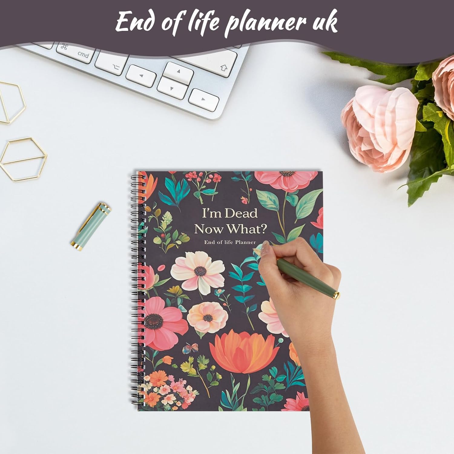 Thumbnail 1 de Bafeil End of Life Planner UK – “I’m Dead Now What” guided organiser notebook for final wishes