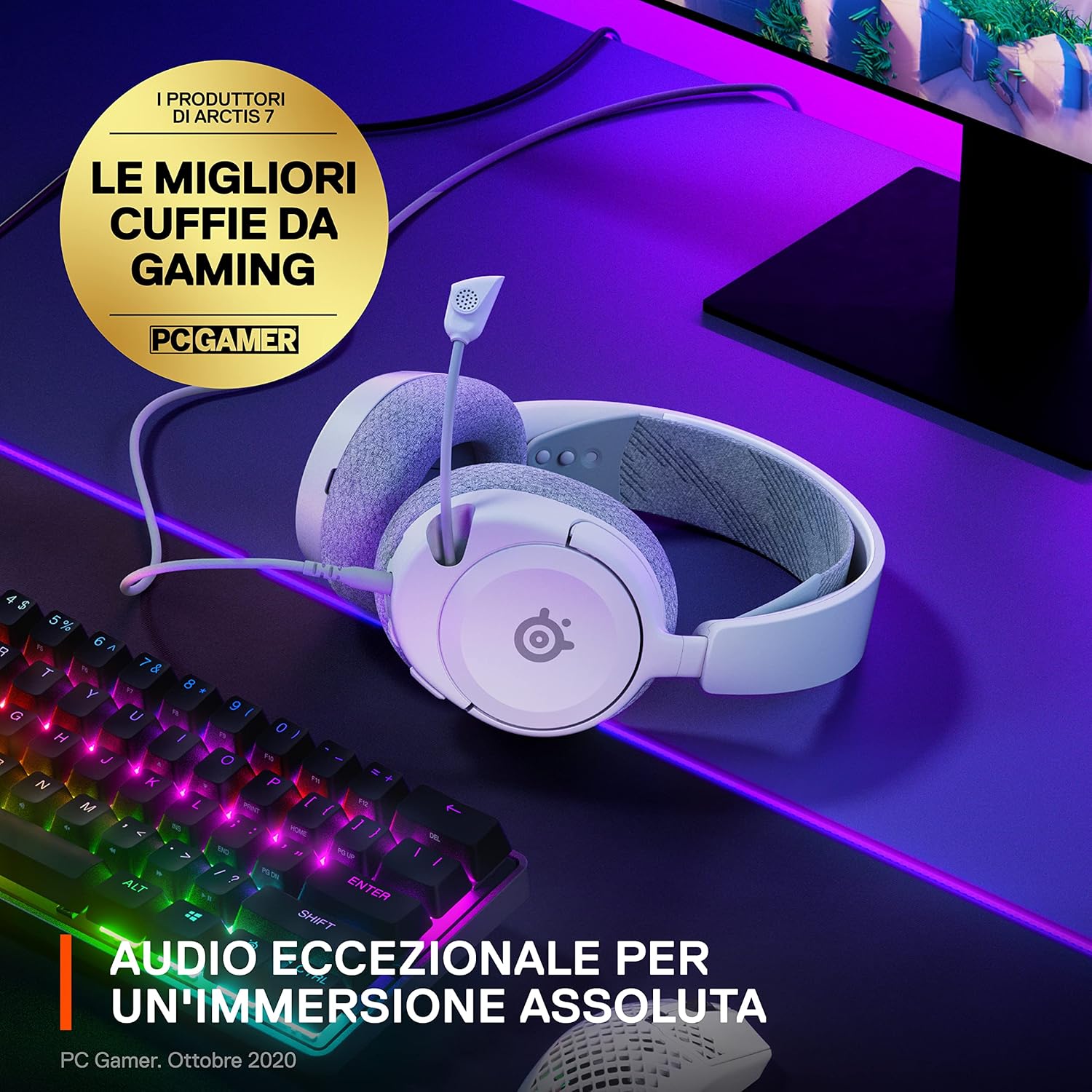 Thumbnail 3 de SteelSeries Arctis Nova 1 cuffie gaming multisistema