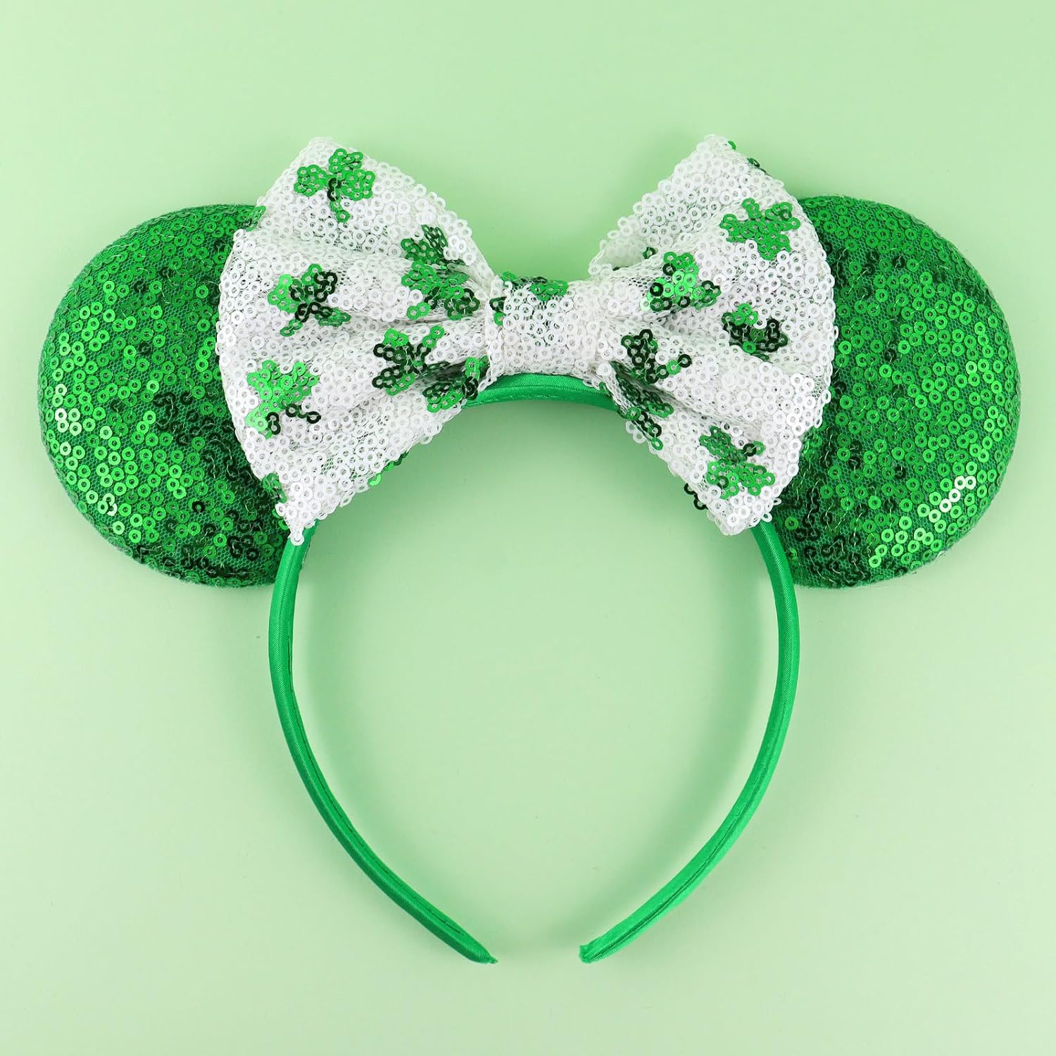 Thumbnail 6 de LIHELEI Soccer Mouse-Ear Headband with 5-Inch Sequin Bow