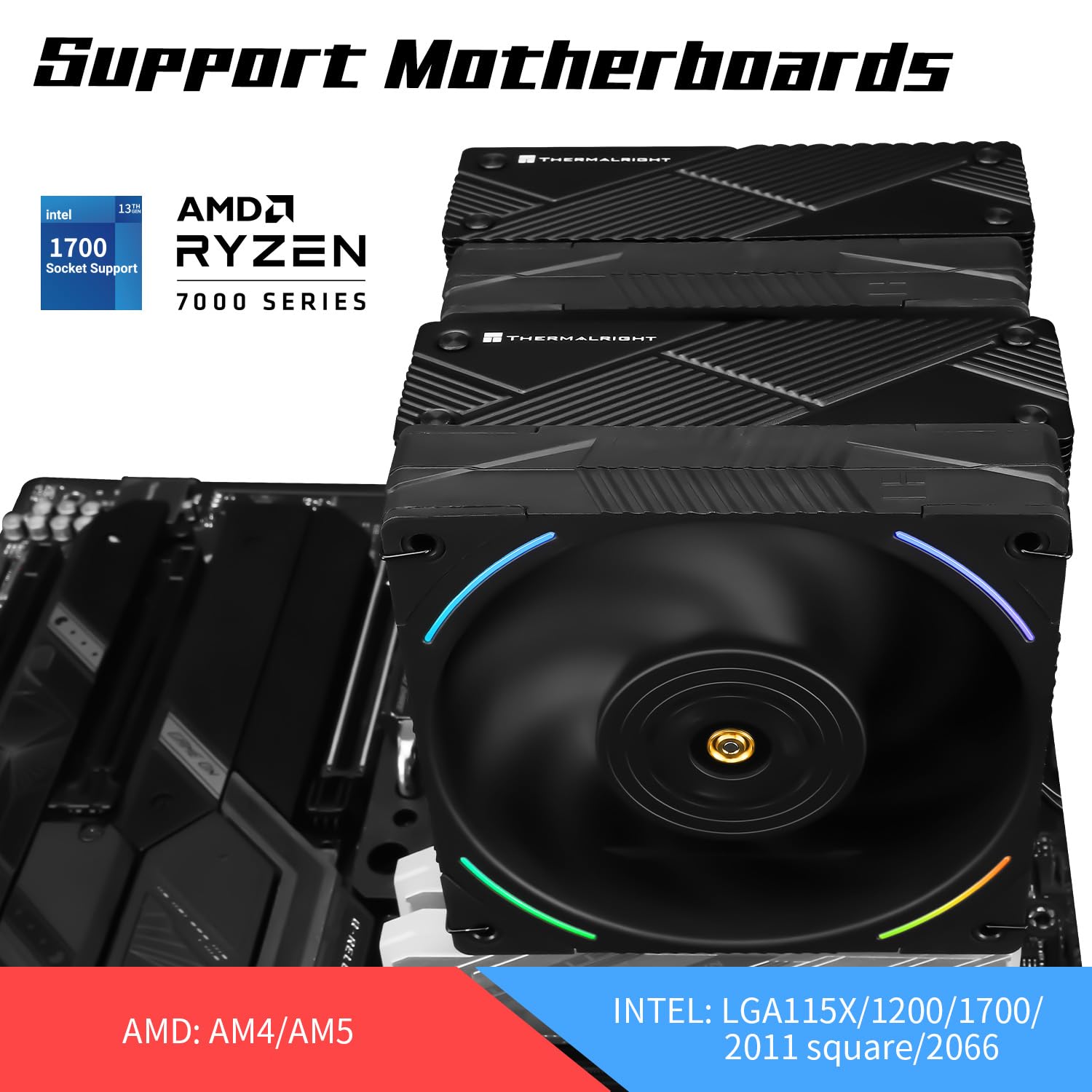Detalle de Thermalright Phantom Spirit 120 EVO CPU cooler