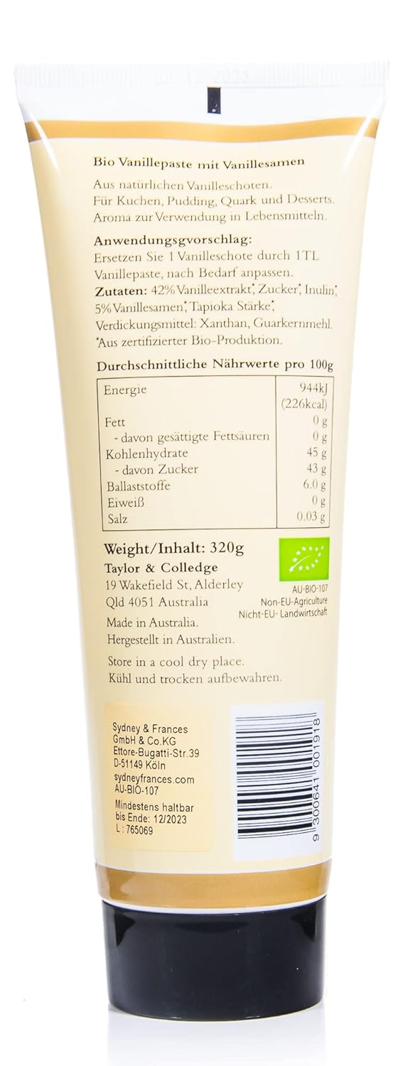 Thumbnail 2 de T&C Bio Vanille Bean Paste (BIO) aus 100% Vanilleschoten, 320 g