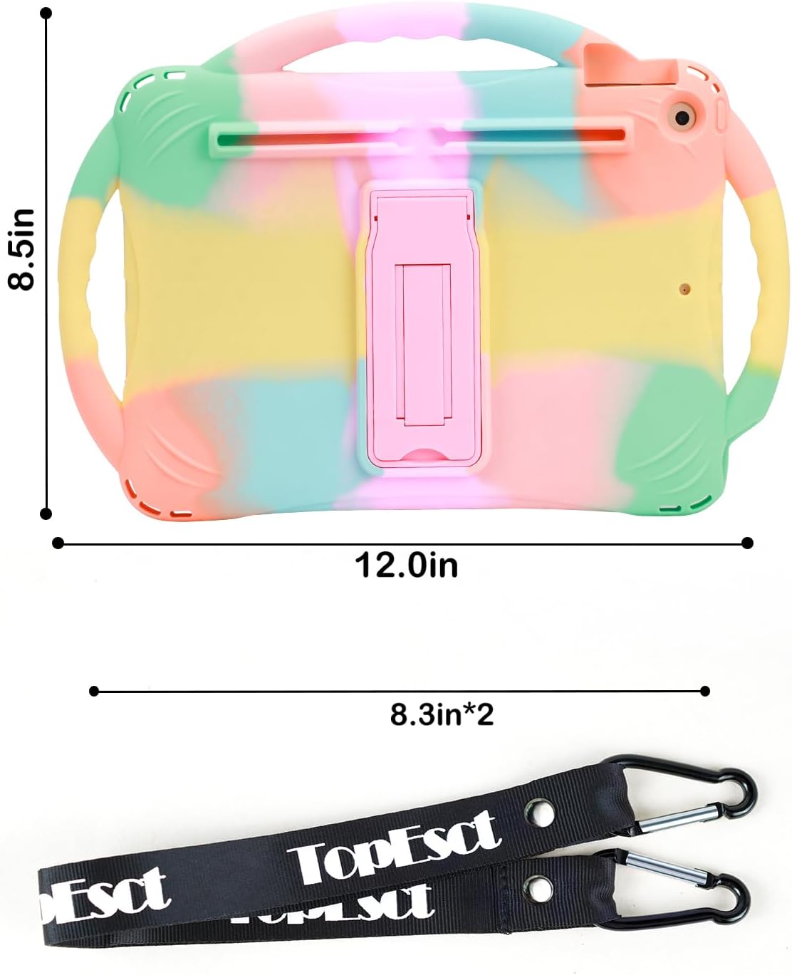 Detalle 2 de TOPESCT Kids Case for 10.2in iPad 9th/8th/7th Gen