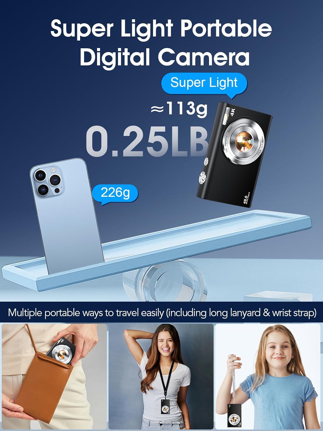 Thumbnail 5 de 48MP 4K Vlogging Camera with 16X Zoom