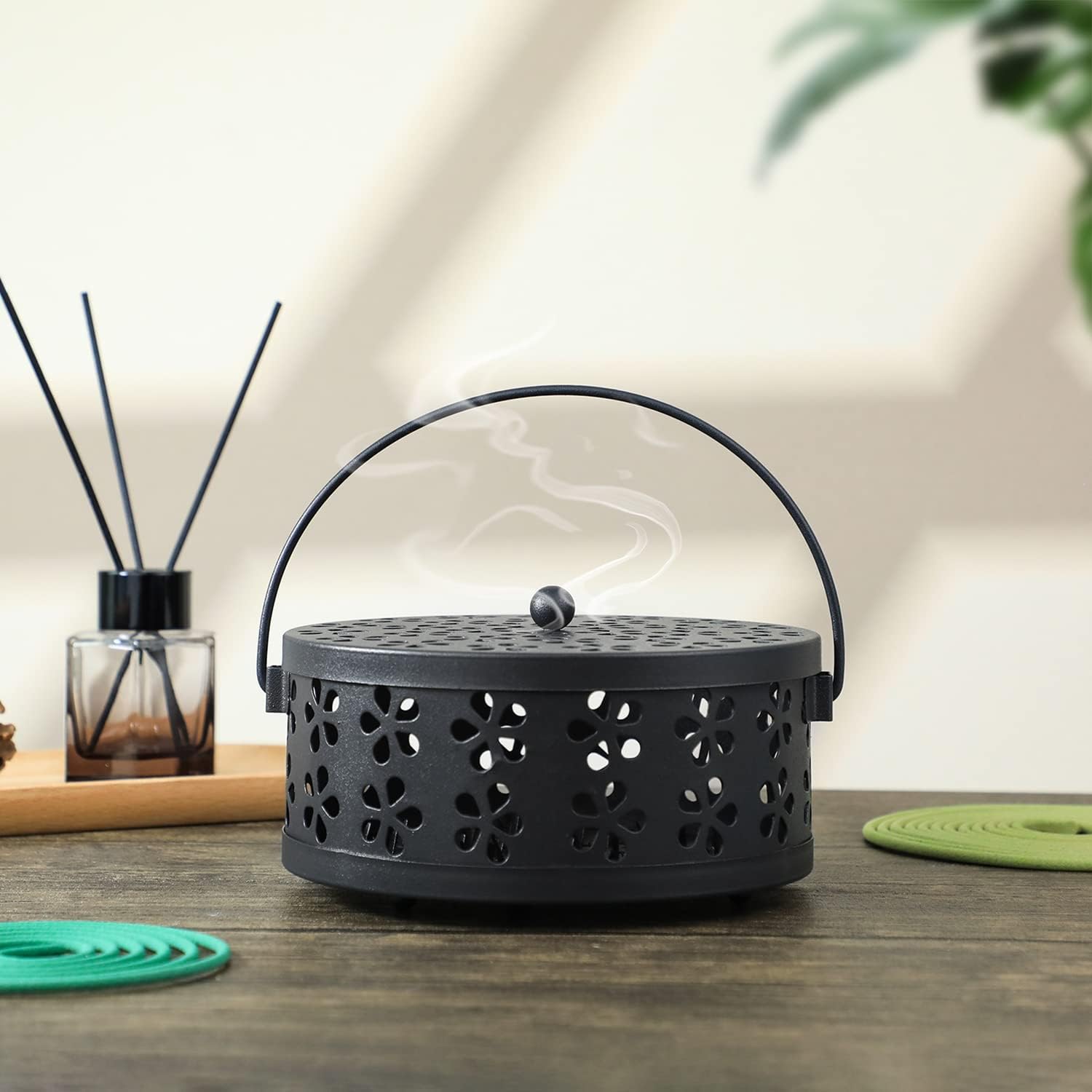 Thumbnail 6 de SCENTORINI Coil Holder incense coil burner with lid (portable portable design)