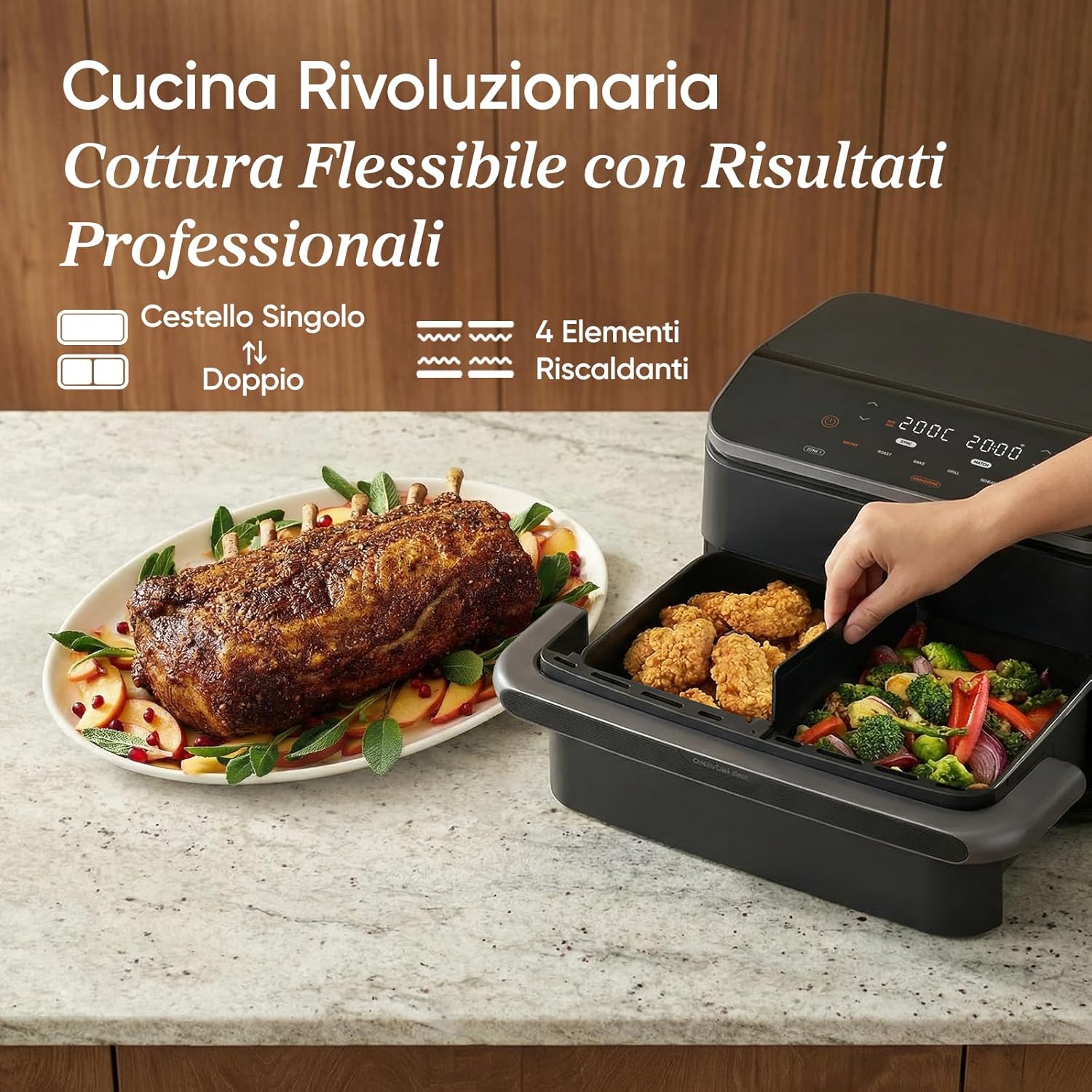 Detalle 2 de COSORI Friggitrice ad Aria 10 L TF-102S