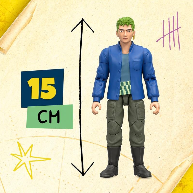 Detalle 2 de Figura de acción Zoro One Piece 15 cm de Moose Toys