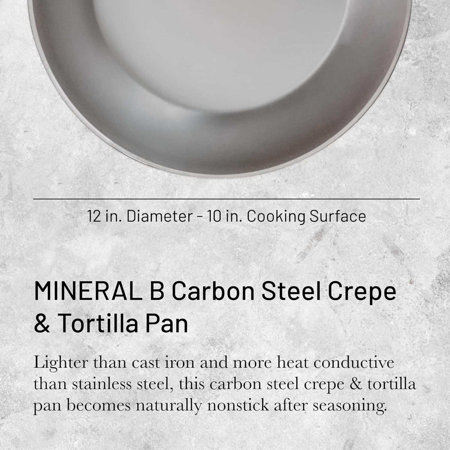 Thumbnail 1 de De Buyer Sartén de Crepes Hierro Mineral Ø30 cm