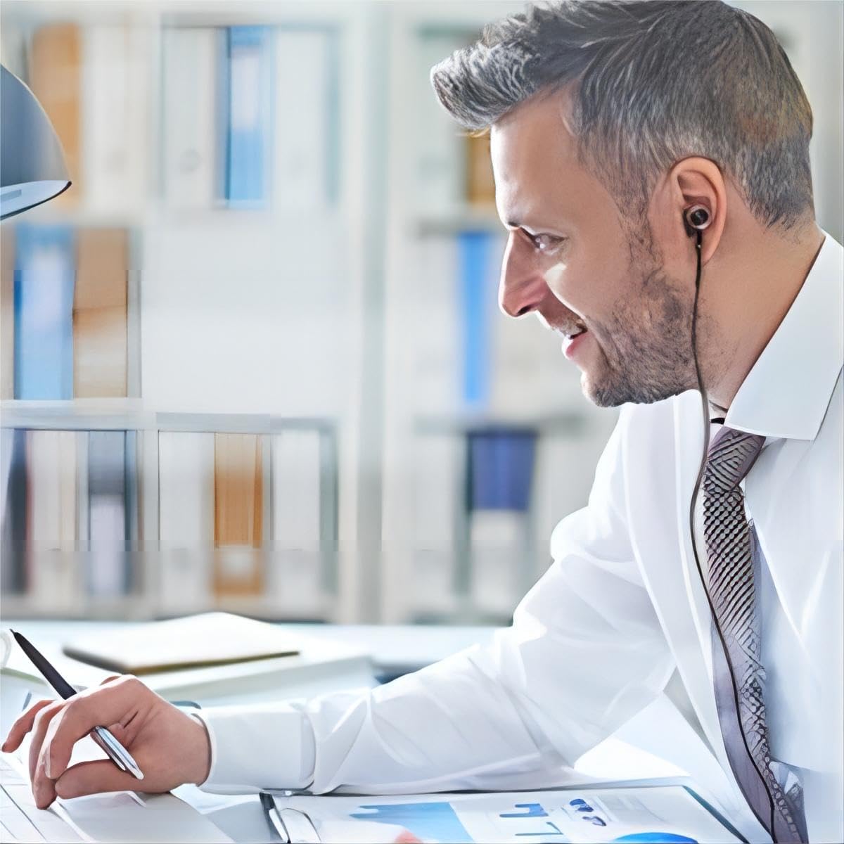 Thumbnail 6 de GAMURRY Écouteurs USB Type C filaires intra-auriculaires avec micro et réduction du bruit