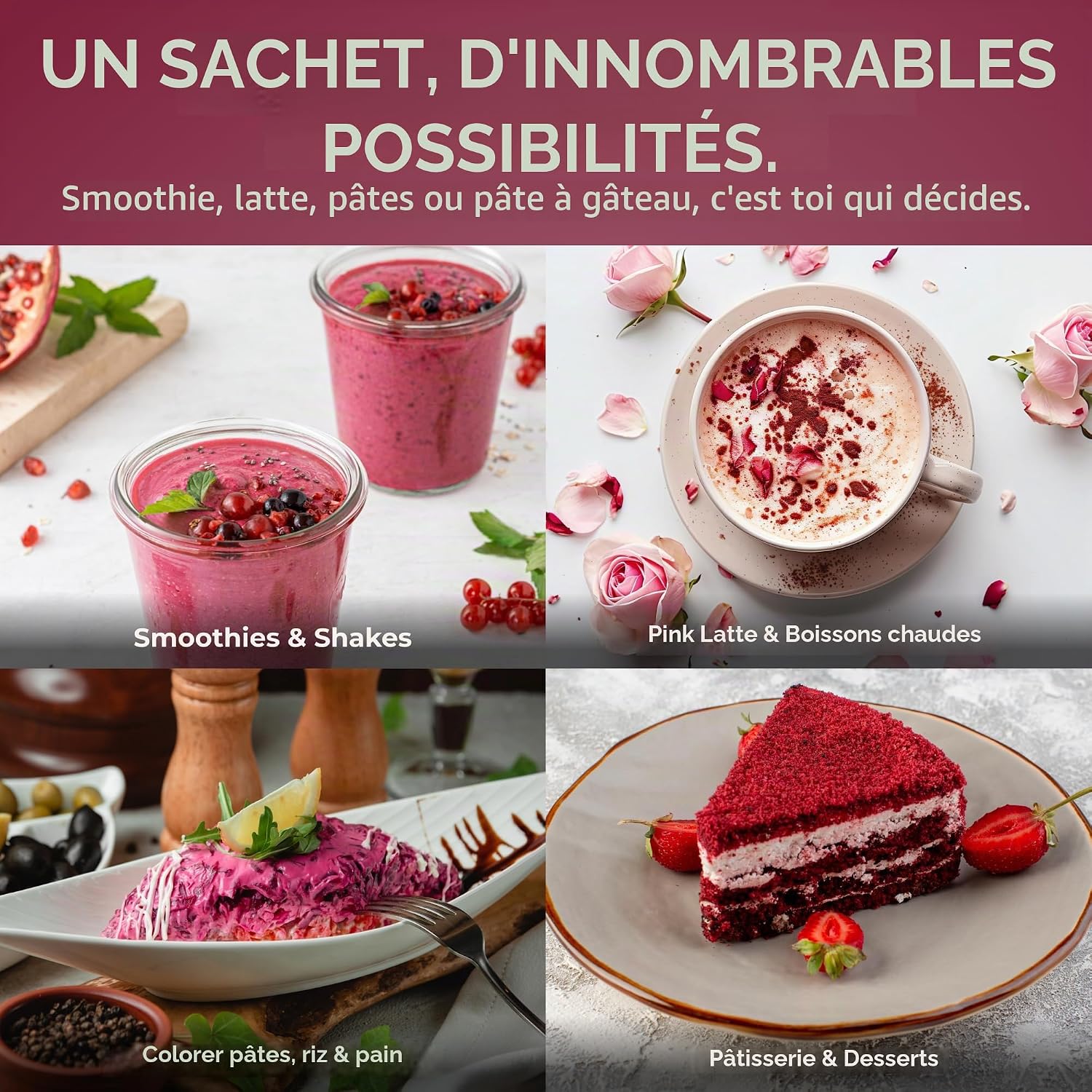 Detalle de RheinNatur biologisch bietenpoeder 500 g, vegan en fijn gemalen