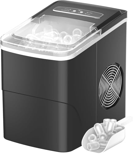 Detalle de Ice Maker Machine Counter Top by Vpcok Direct – Ready in 6–13 Minutes, 12kg Daily Capacity