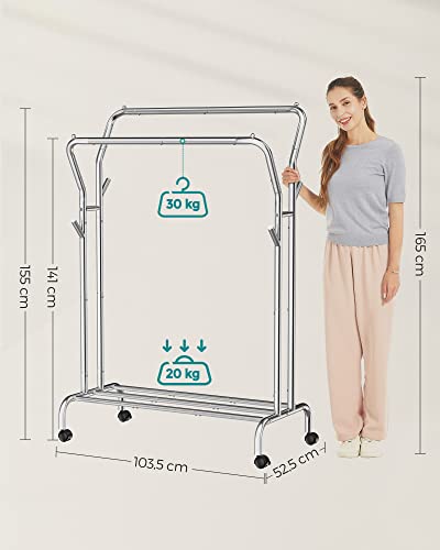 Thumbnail 5 de SONGMICS HSR107E01 Burro para ropa 103,5 cm 🚪