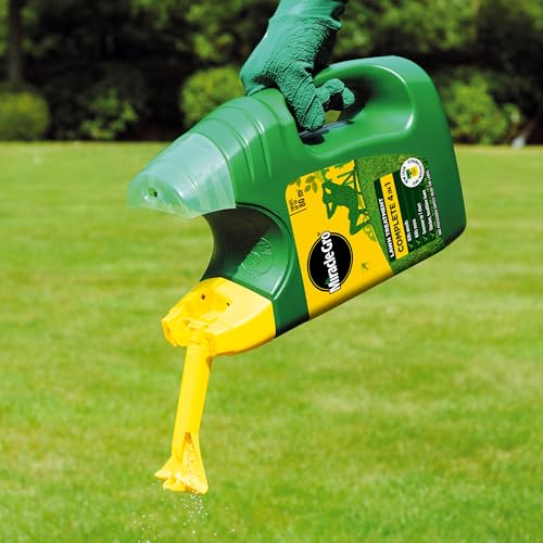 Detalle de Miracle-Gro Complete 4 in 1 Lawn Food, 80 m² Handheld Spreader: Weed, Moss Control & Lawn Feed