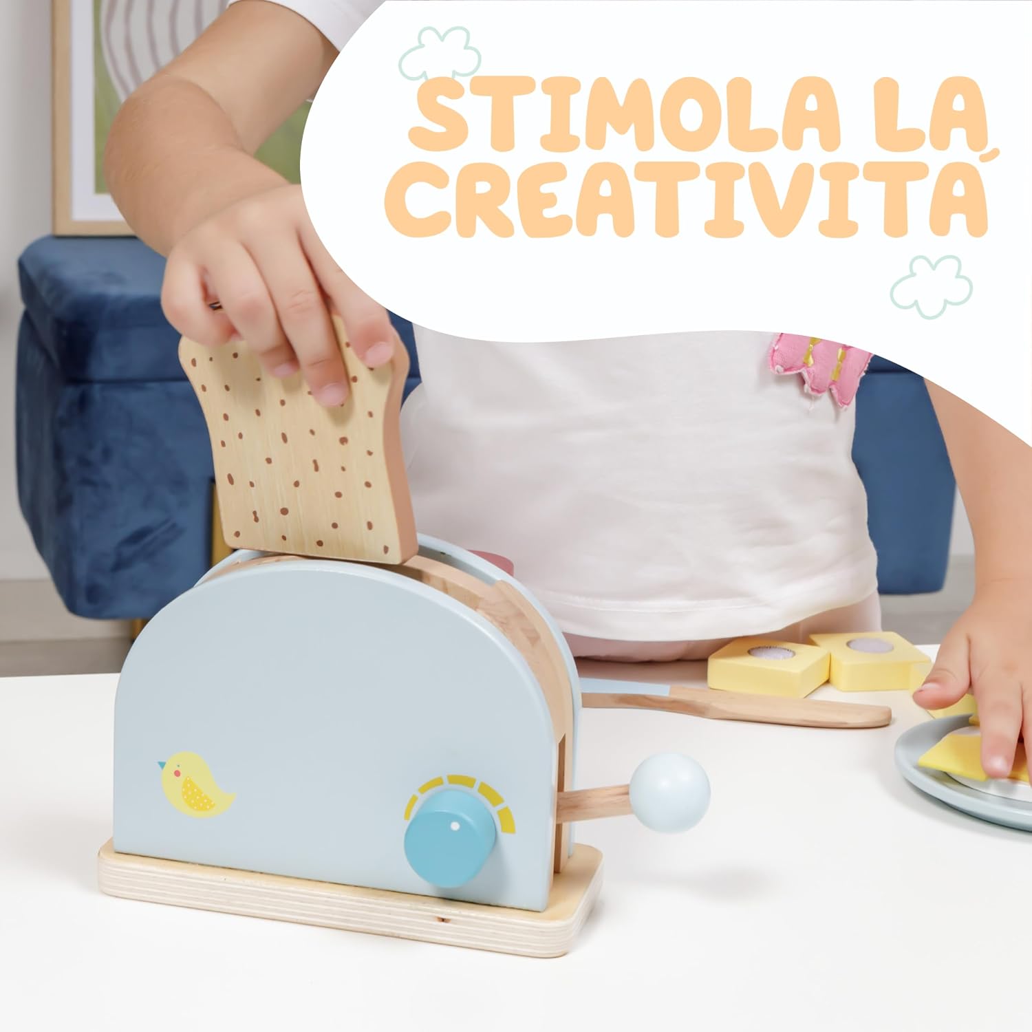 Thumbnail 3 de Baroni Giochi Montessori toast 10 accessori