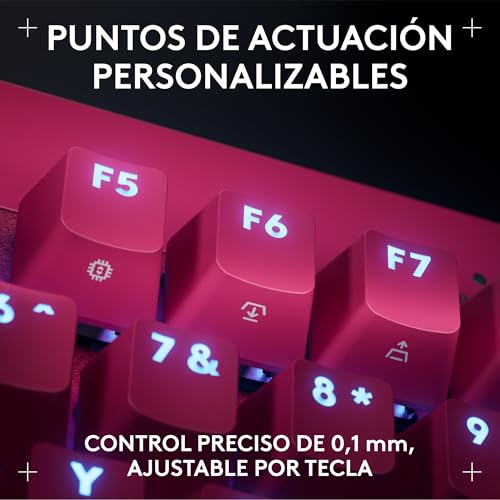 Detalle 2 de Logitech G PRO X TKL Rapid 🖥️ Teclado Gaming sin Númerico