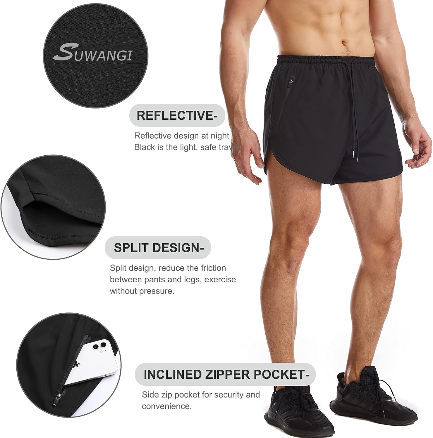 Thumbnail 3 de Suwangi 2-in-1 Running Shorts