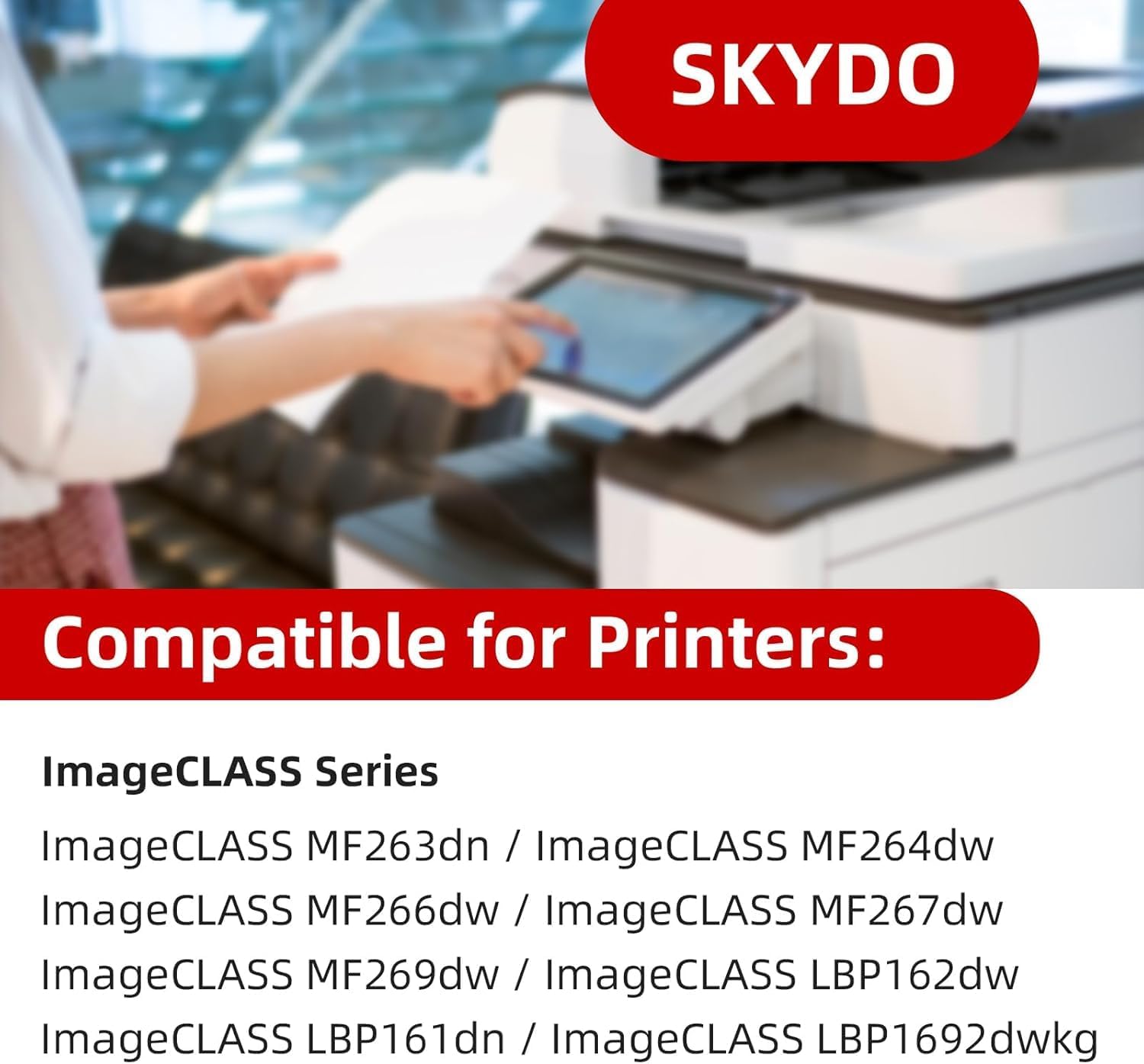 Detalle 2 de Skydo 051H Toner Cartridge 2-Pack with Chip, Black, up to 4,000 Pages Each