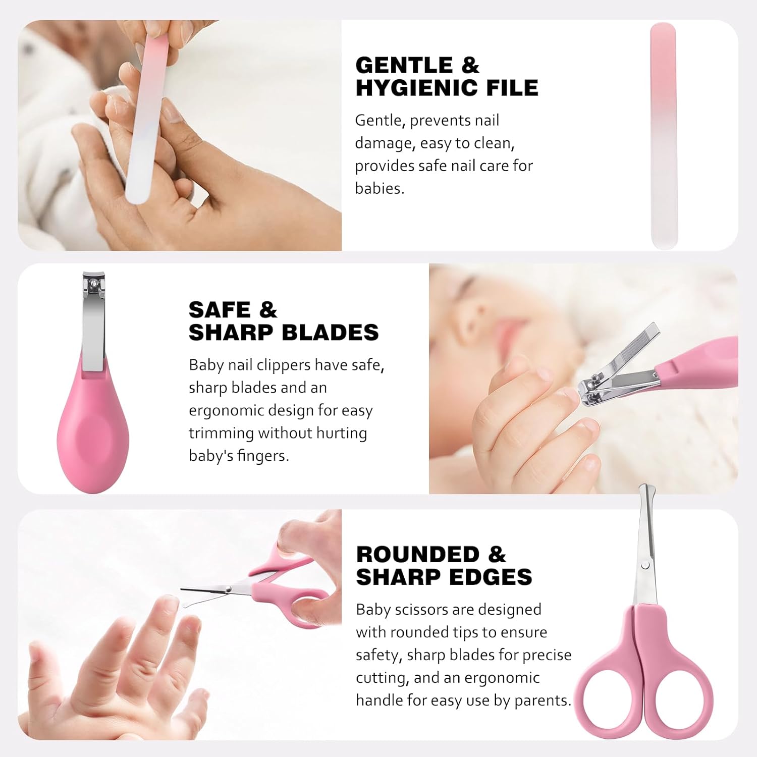 Thumbnail 5 de Baby Grooming Kit Newborn 5-Piece: Safe Essentials for Daily Baby Care
