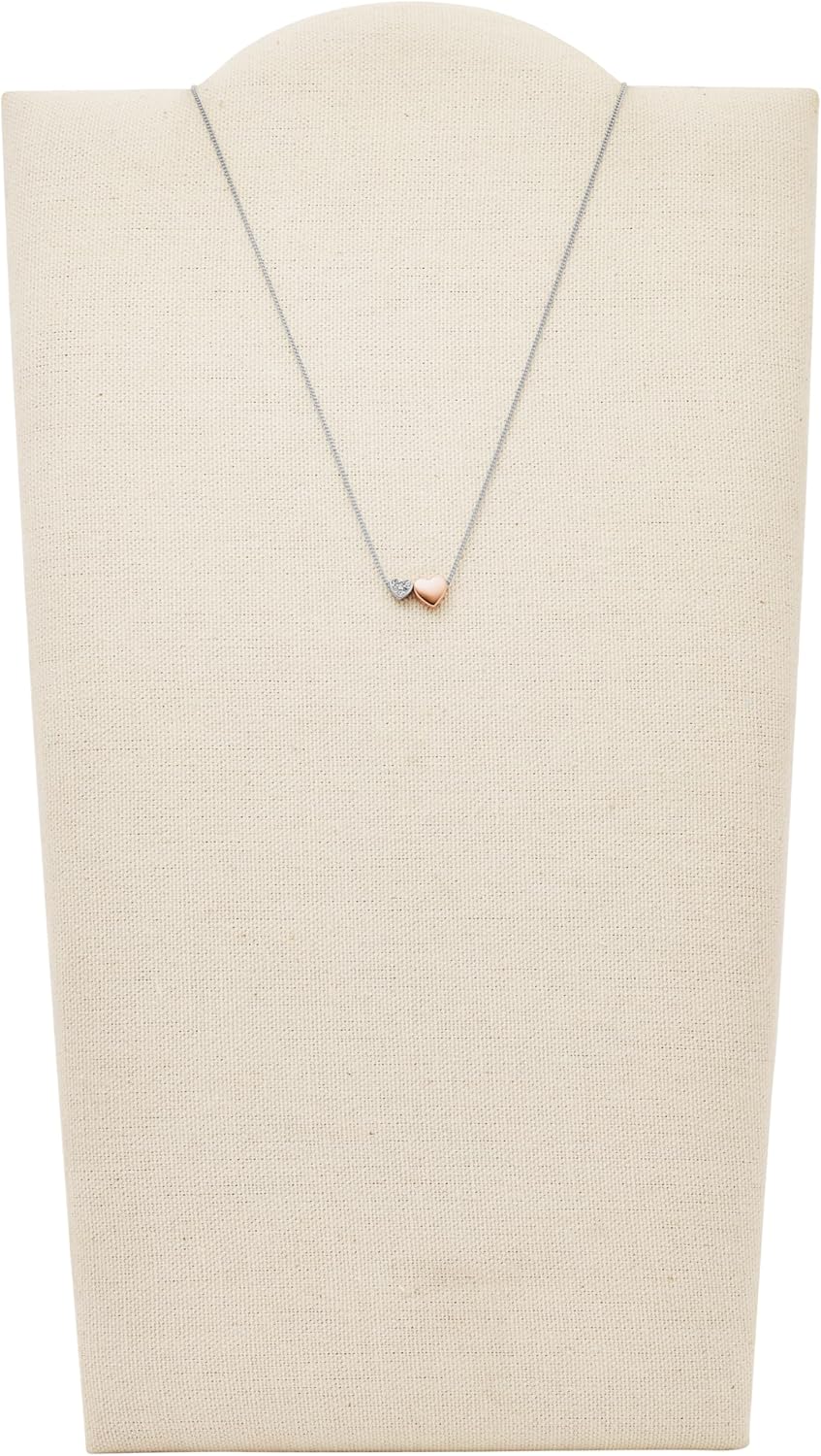 Thumbnail 2 de Fossil Damen Halskette Vintage aus Edelstahl, silberfarben – 40,6 cm Länge mit 5,1 cm Verlängerung