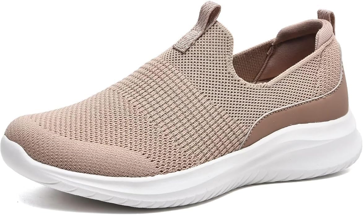 Thumbnail 6 de TIOSEBON Damen Walking Tennisschuhe Strick – Leichtgewicht, Slip-On & Atmungsaktiv