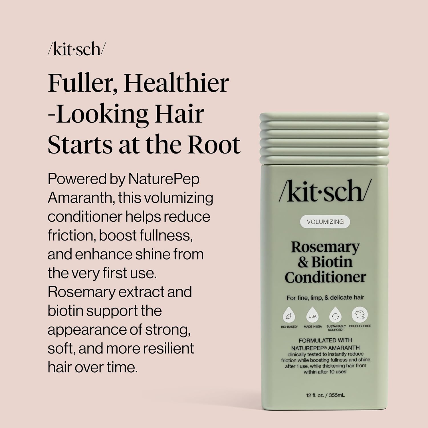 Detalle de Kitsch Volumizing Rosemary & Biotin Liquid Conditioner