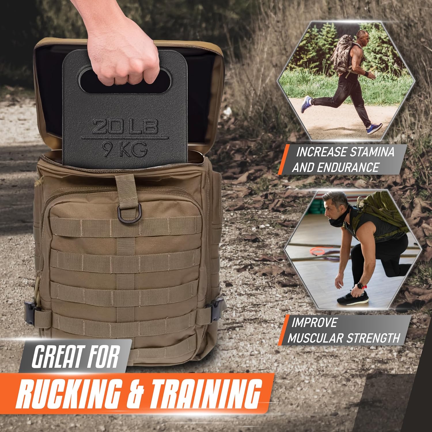 Detalle de Cast iron ruck plates for rucking