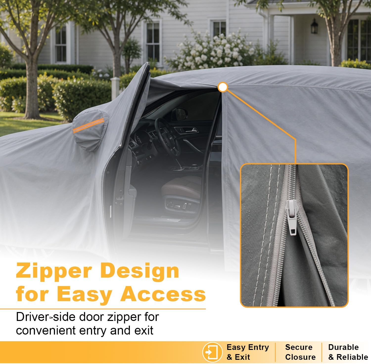 Thumbnail 3 de GUNHYI 16-Layer All-Weather Car Cover for Sedans (Universal Fit)