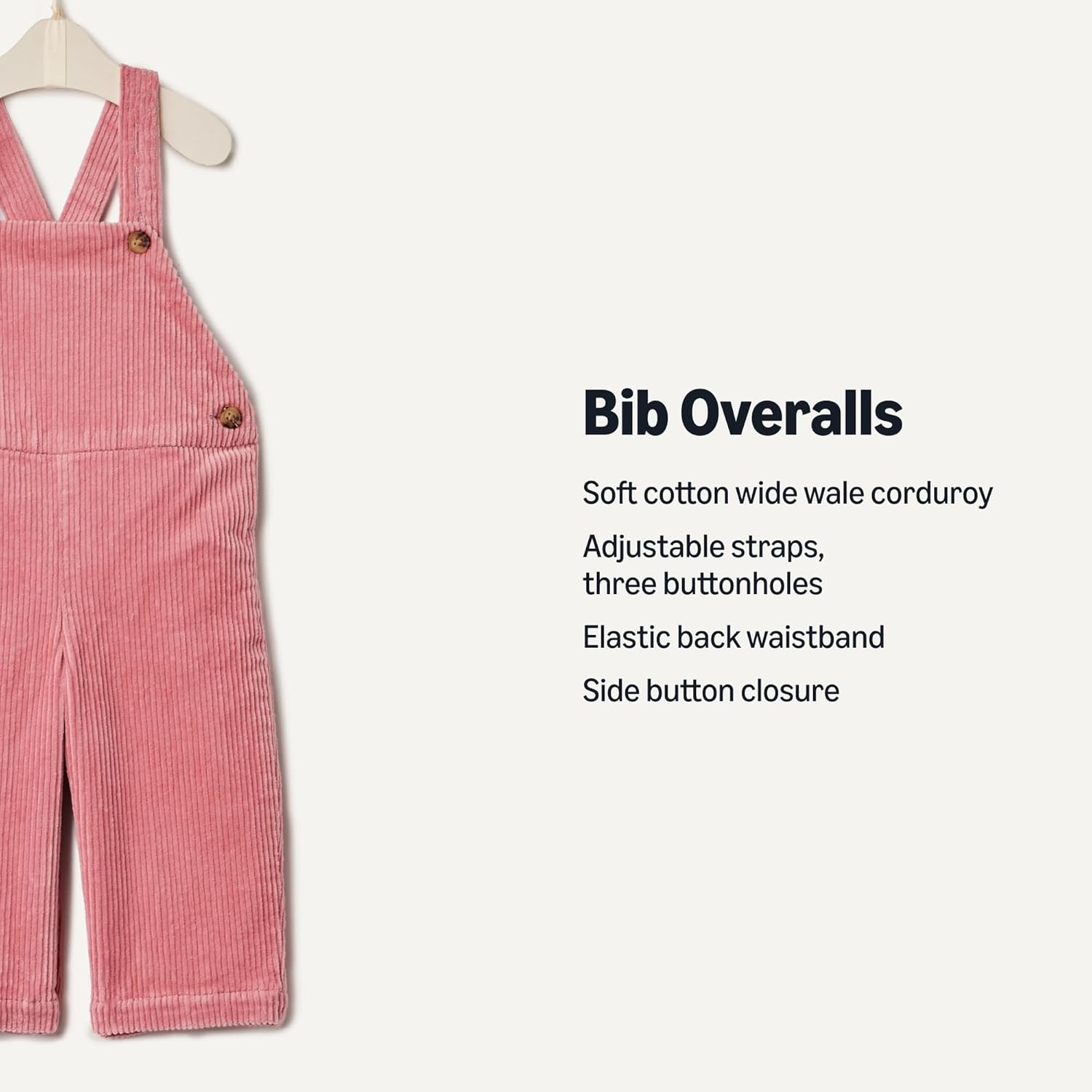 Detalle 2 de Amazon Essentials x Sofia Grainge Toddler and Baby Boys' Corduroy Bib Overall