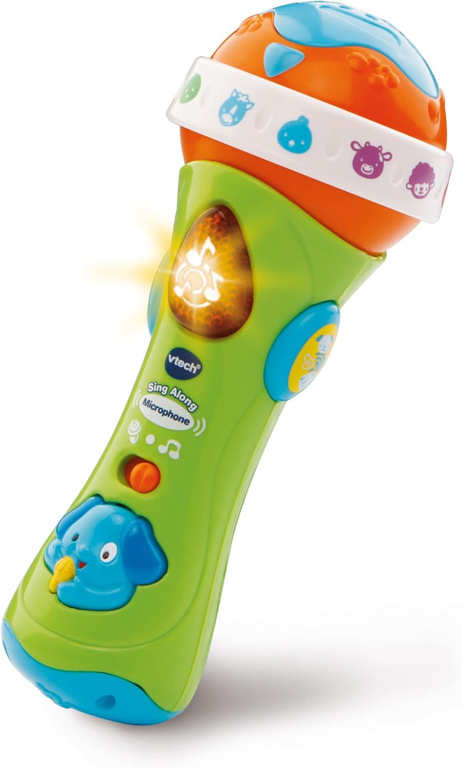 Detalle de VTech Sing Along Microphone for Kids (78763) – A playful first toy for language and musical exploration