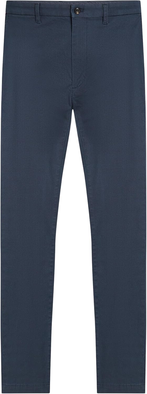Detalle 2 de Tommy Hilfiger Herren Chino Hose Bleecker Printed Structure Slim Fit