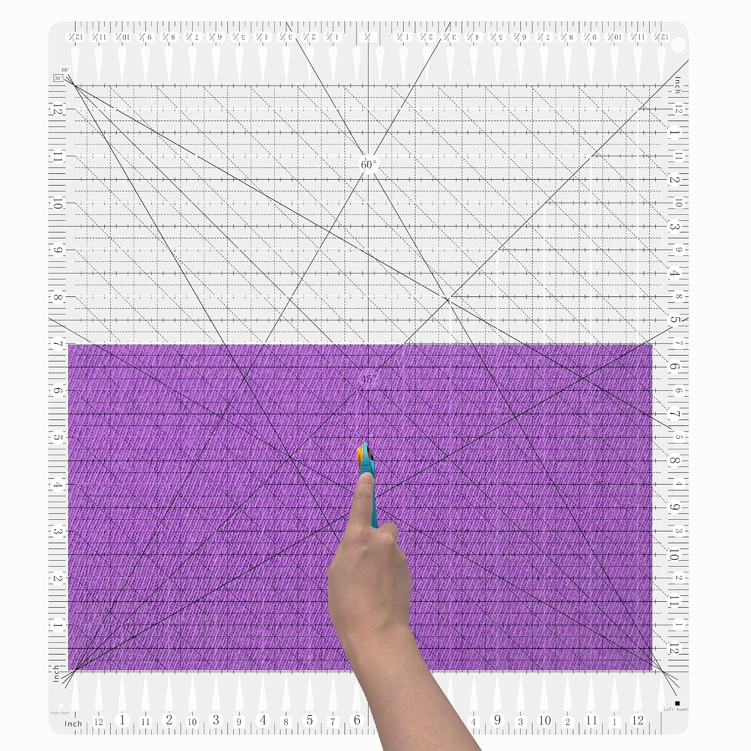 Detalle 2 de Quilting Ruler, 12.5" x 12.5