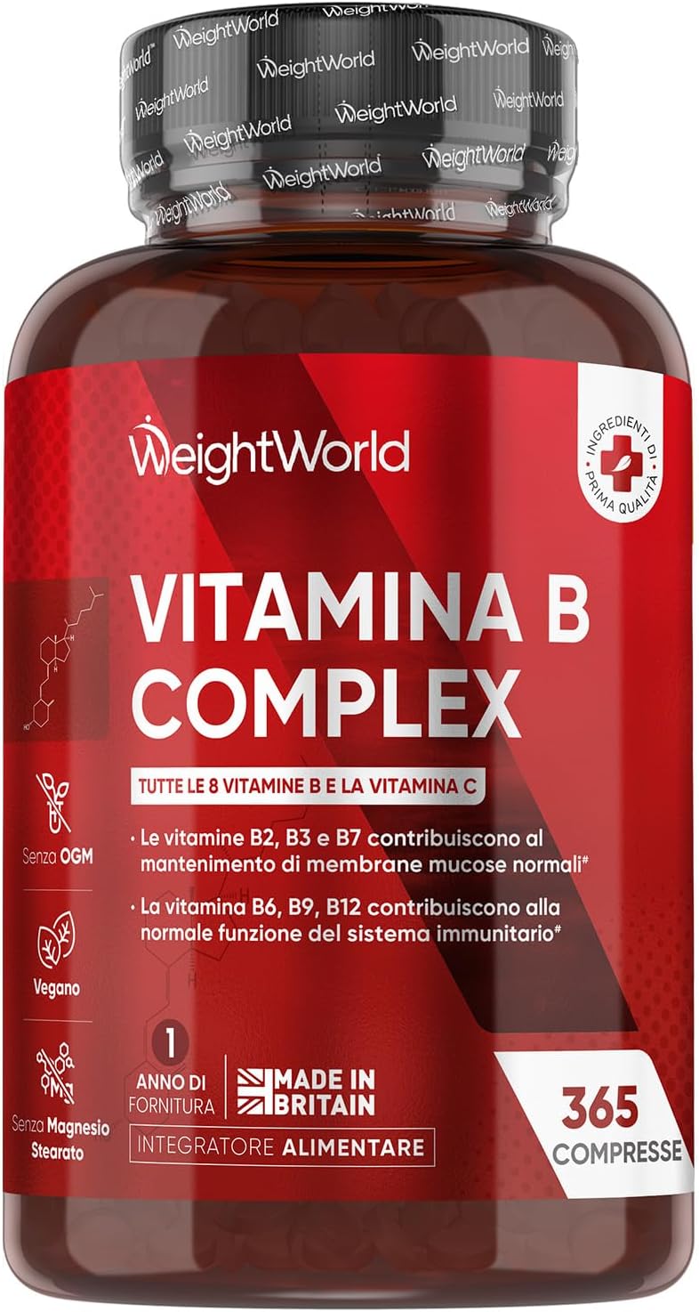 Detalle de Vitamina B Complex 365 compresse vegane, integratore quotidiano 💊