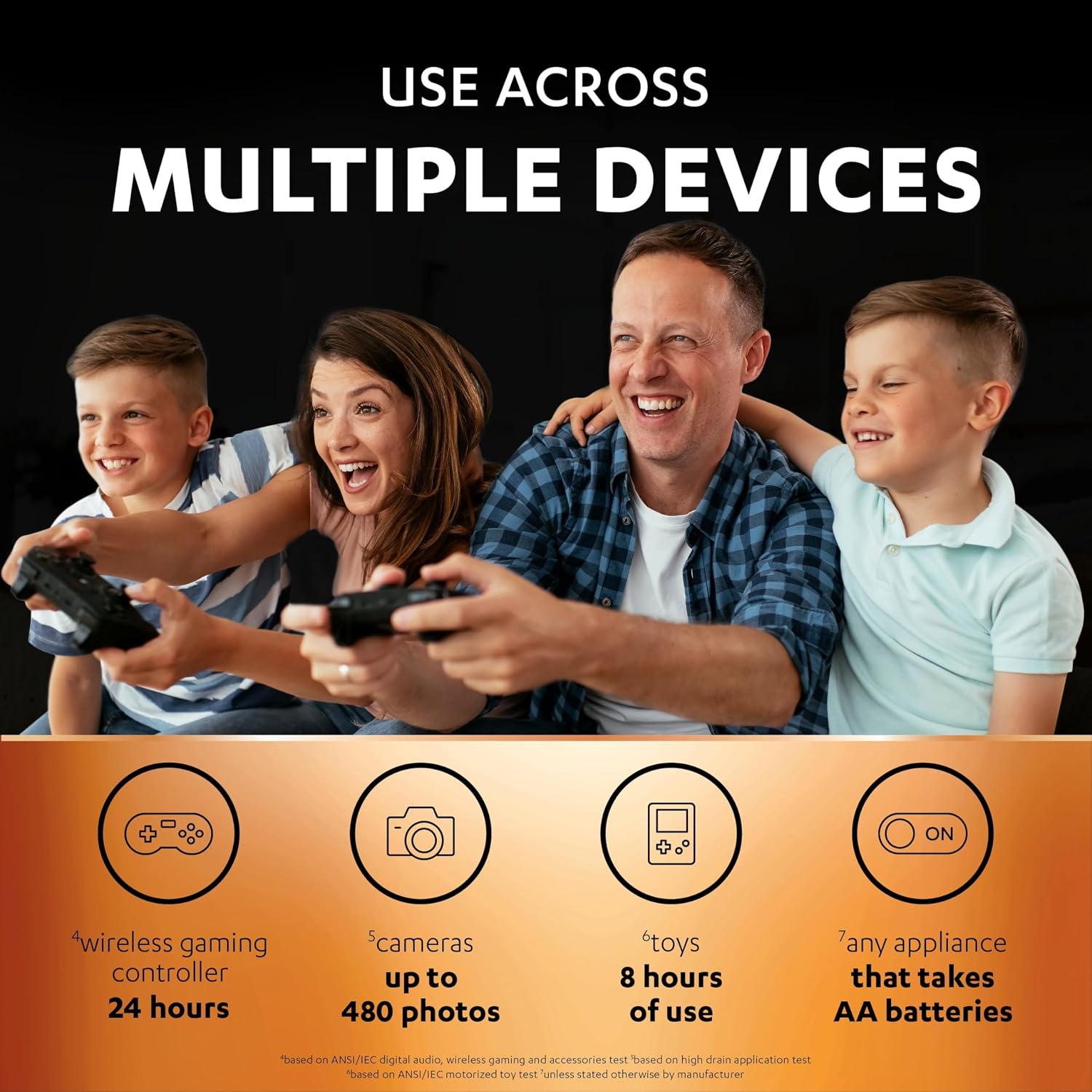 Thumbnail 3 de Duracell Rechargeable AA Batteries (Pack of 4), 2500 mAh NiMH