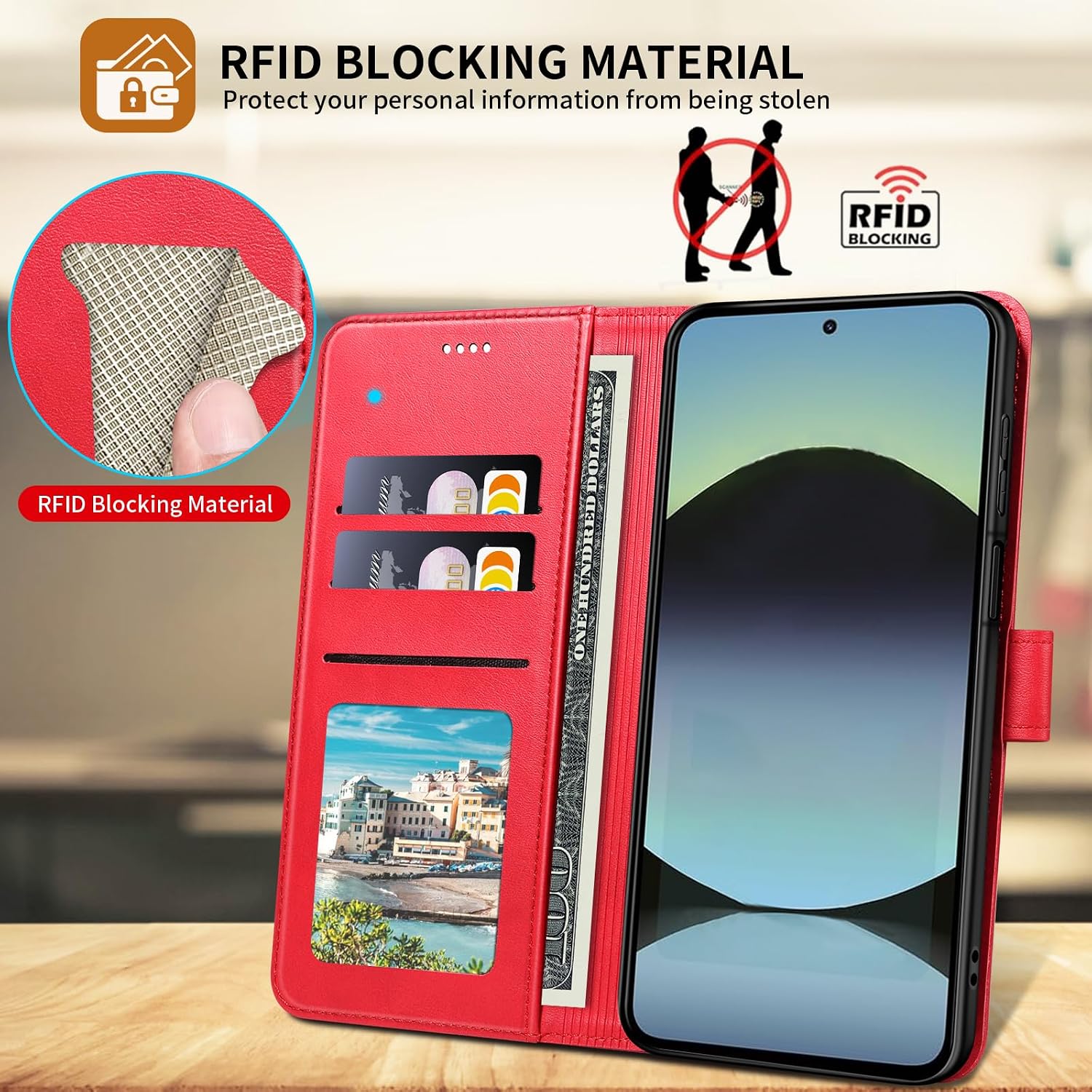 Thumbnail 3 de WAURZ Cover Redmi Note 14 4G in pelle