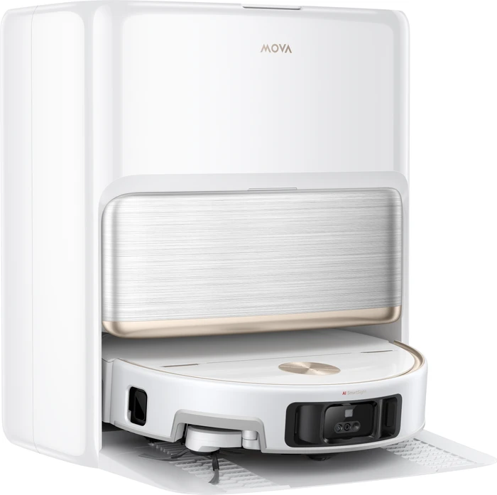 Detalle 2 de Mova V70 Ultra Complete White – leistungsstarker Saugroboter mit MaxiReachX