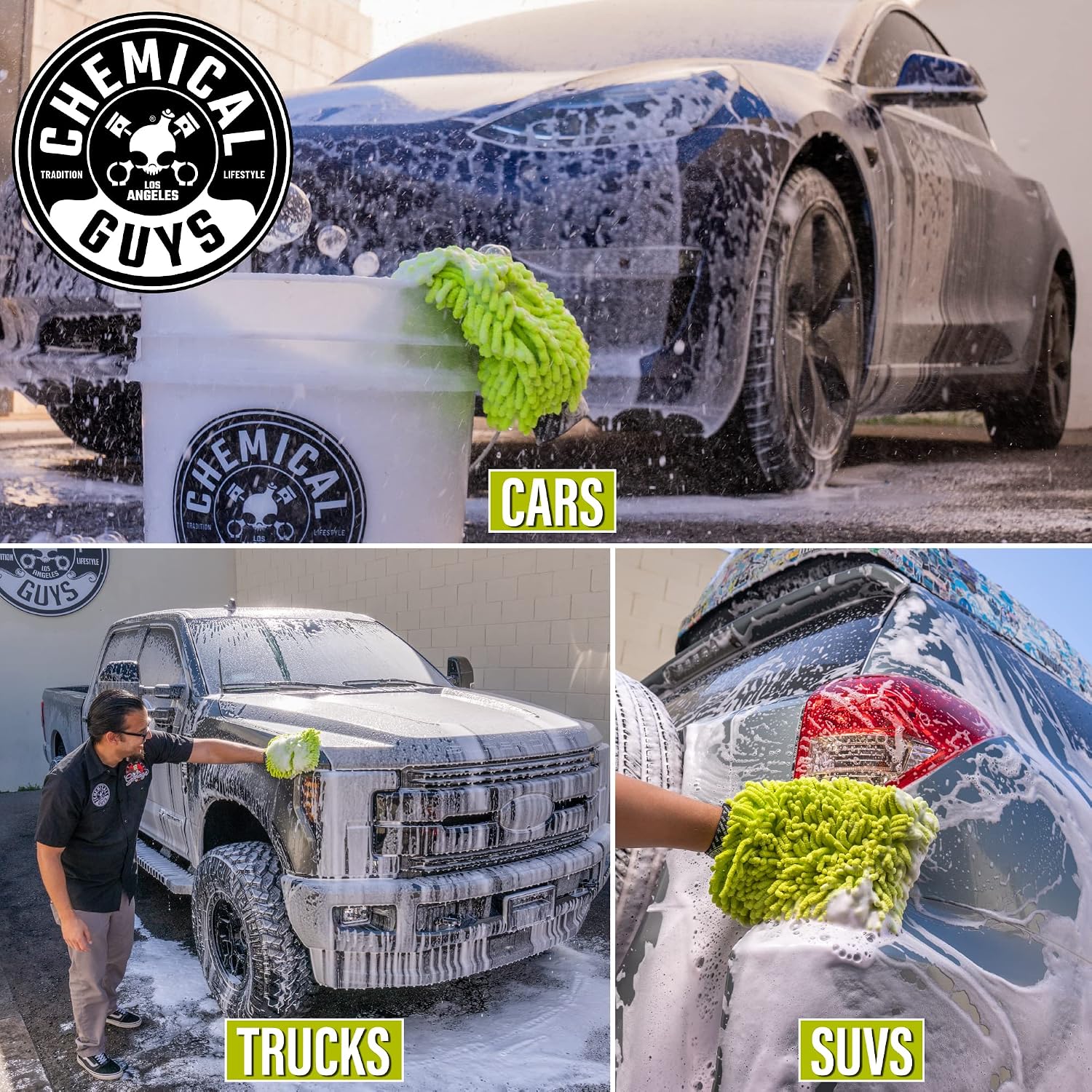 Thumbnail 4 de Chemical Guys Microfibre Car Wash Mitt