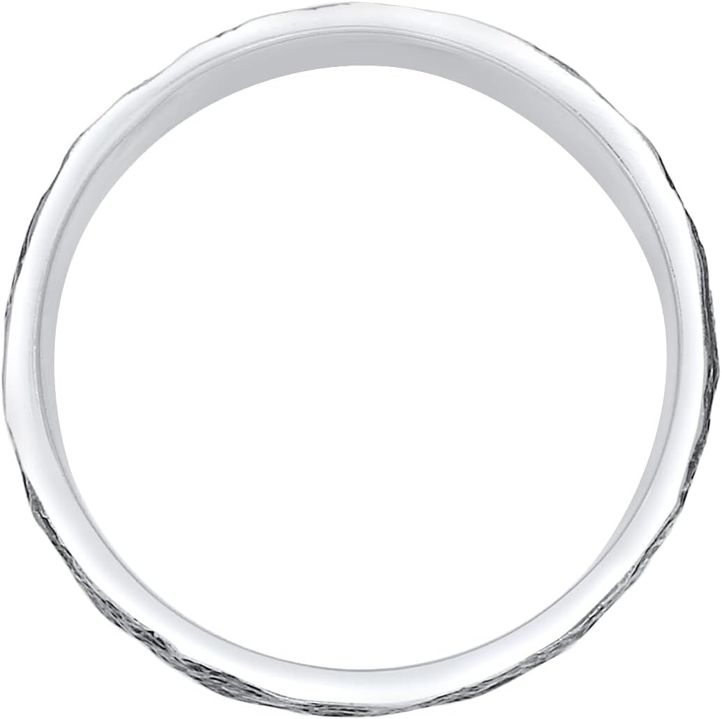 Detalle de Kuzzoi Herrenring Massiv, 10 mm, 925 Sterling Silber im Used Look (Ringgröße 60–66)