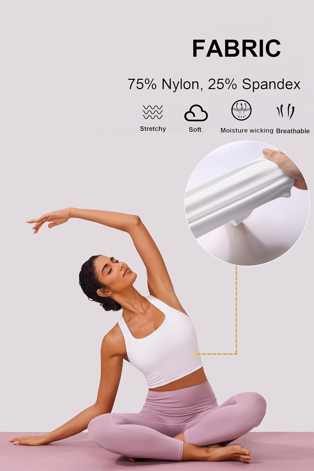 Detalle 2 de Reggiseno sportivo PINSPARK senza ferretto