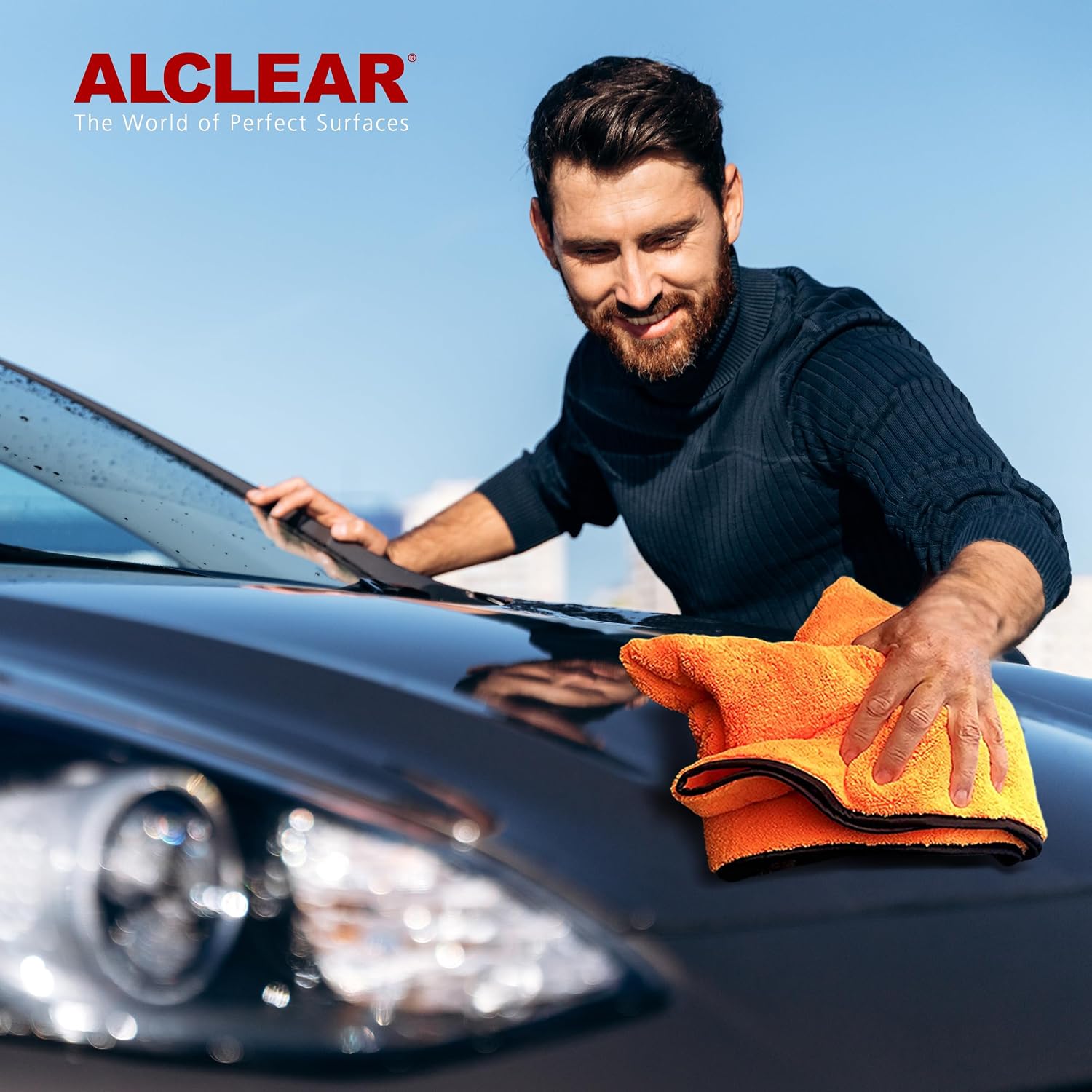 Detalle de ALCLEAR 9520 XXL Auto Trockentuch – Mikrofaser 90x60 cm