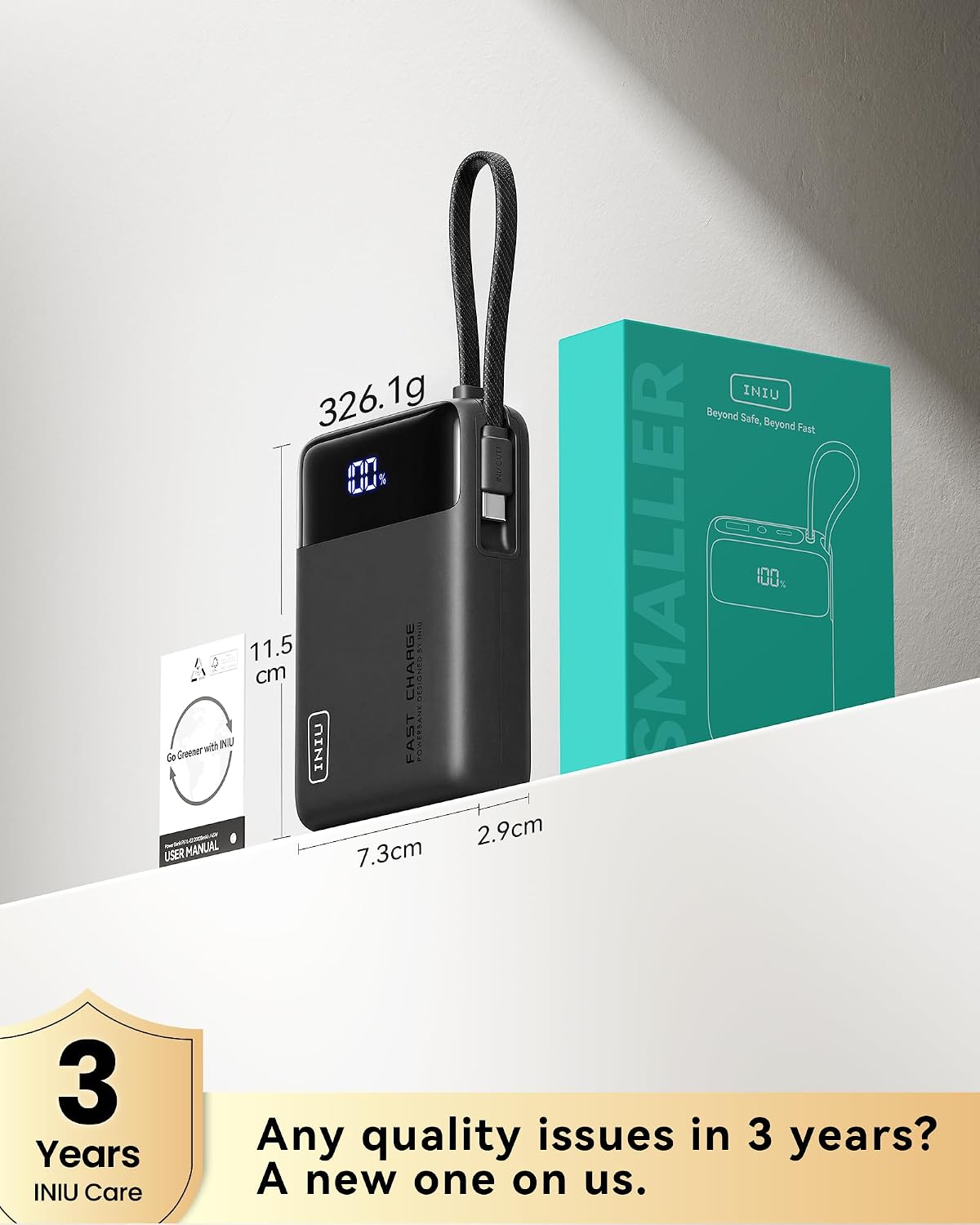 Thumbnail 6 de INIU Power Bank 20000mAh 45W PD portable charger